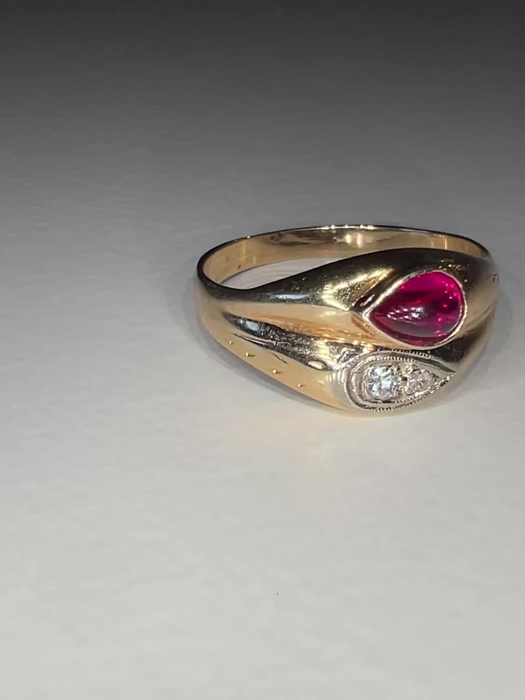 Vintage Double Soprano Ring