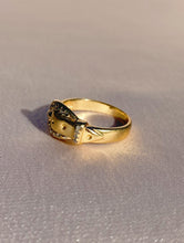 Load image into Gallery viewer, Vintage 14k Diamond Encrusted Belt Buckle Ring

