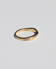 Load image into Gallery viewer, Vintage 18k Crossover Diamond Band
