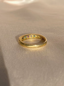 Vintage 9k DEAREST Acrostic Ring