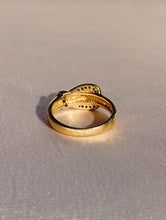 Load image into Gallery viewer, Vintage 14k Diamond Encrusted Belt Buckle Ring
