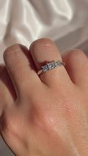 Load and play video in Gallery viewer, Vintage 14k Princess Cut Diamond Engagement Ring
