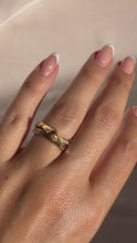 Load and play video in Gallery viewer, Vintage 18k Carrera y Carrera Diamond Holding Hands Half Eternity Ring
