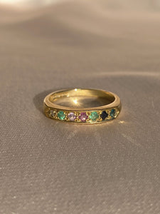 Vintage 9k DEAREST Acrostic Ring