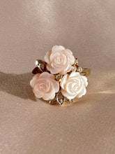 Load image into Gallery viewer, Vintage 14k Diamond Rose Bouquet Ring
