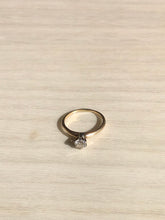 Load image into Gallery viewer, Vintage 14k Solitaire Diamond Engagement Ring
