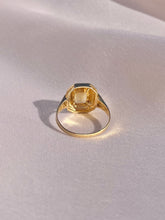 Load image into Gallery viewer, Vintage 9k Citrine Step Ring 1986
