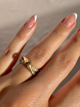 Load image into Gallery viewer, Vintage 18k Carrera y Carrera Diamond Holding Hands Half Eternity Ring
