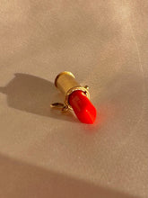 Load image into Gallery viewer, Vintage 9k Lipstick Tube Pendant 1967
