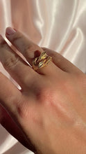 Load and play video in Gallery viewer, Vintage 14k Double Headed Snake Ring
