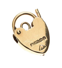 Load image into Gallery viewer, 9k Heart Padlock Vintage Charm
