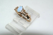 Load image into Gallery viewer, 10k Rose Gold Moonstone Ring

