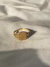 Load image into Gallery viewer, Antique 10k Gold Monogram CL Signet Ring
