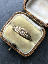 Load image into Gallery viewer, Antique Victorian Pearl 9k Gold 1880 Ring Band
