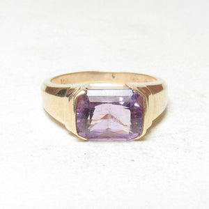 Vintage Lilac Amethyst 10k Gold Ring