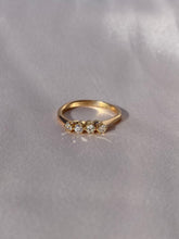 Load image into Gallery viewer, Antique 18k Four Diamond Ring
