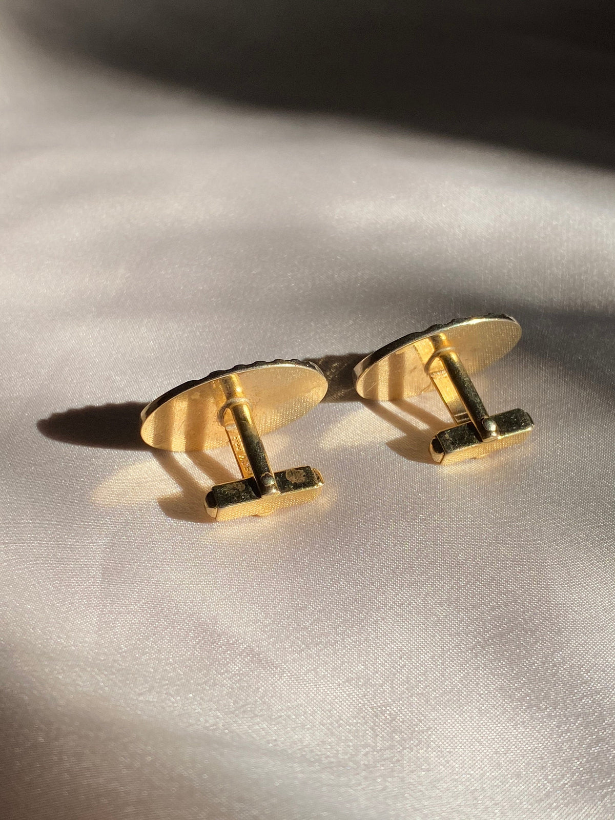 Vintage Mens Chevron Cuff Links
