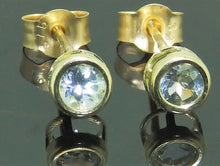 Load image into Gallery viewer, Vintage 9k Topaz Stud Earrings
