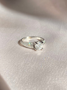 Antique Engagement Old European Cut .60ct Diamond Ring