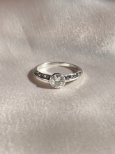Load image into Gallery viewer, Antique Engagement Old European Cut Bezel Diamond Ring
