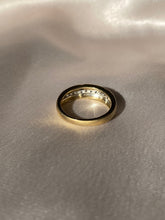 Load image into Gallery viewer, Vintage 9k Paneled Diamond Ring
