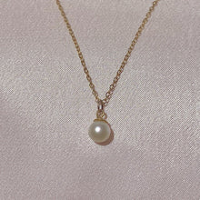 Load image into Gallery viewer, Vintage 9k Pearl Necklace
