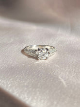 Load image into Gallery viewer, Antique Engagement Old European Cut .60ct Diamond Ring
