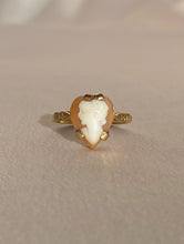Load image into Gallery viewer, Vintage 9k Studded Cameo Ring
