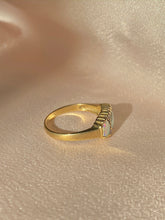 Load image into Gallery viewer, Vintage 9k Opal Ruby Boat Ring

