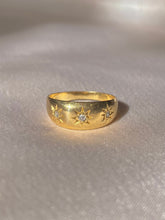 Load image into Gallery viewer, Antique 18k Diamond Trilogy Gypsy 1890s
