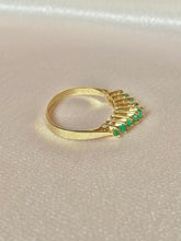 Load image into Gallery viewer, Vintage 14k Emerald Cathedral Ring
