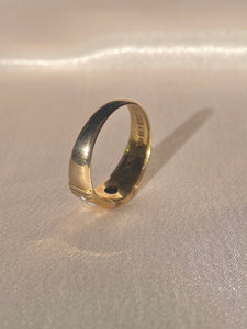Antique 15k Ruby Pearl Gypsy Starburst Eternity Ring 1876