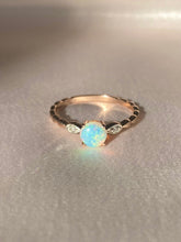 Load image into Gallery viewer, Vintage 14k Opal Diamond Drop Ring
