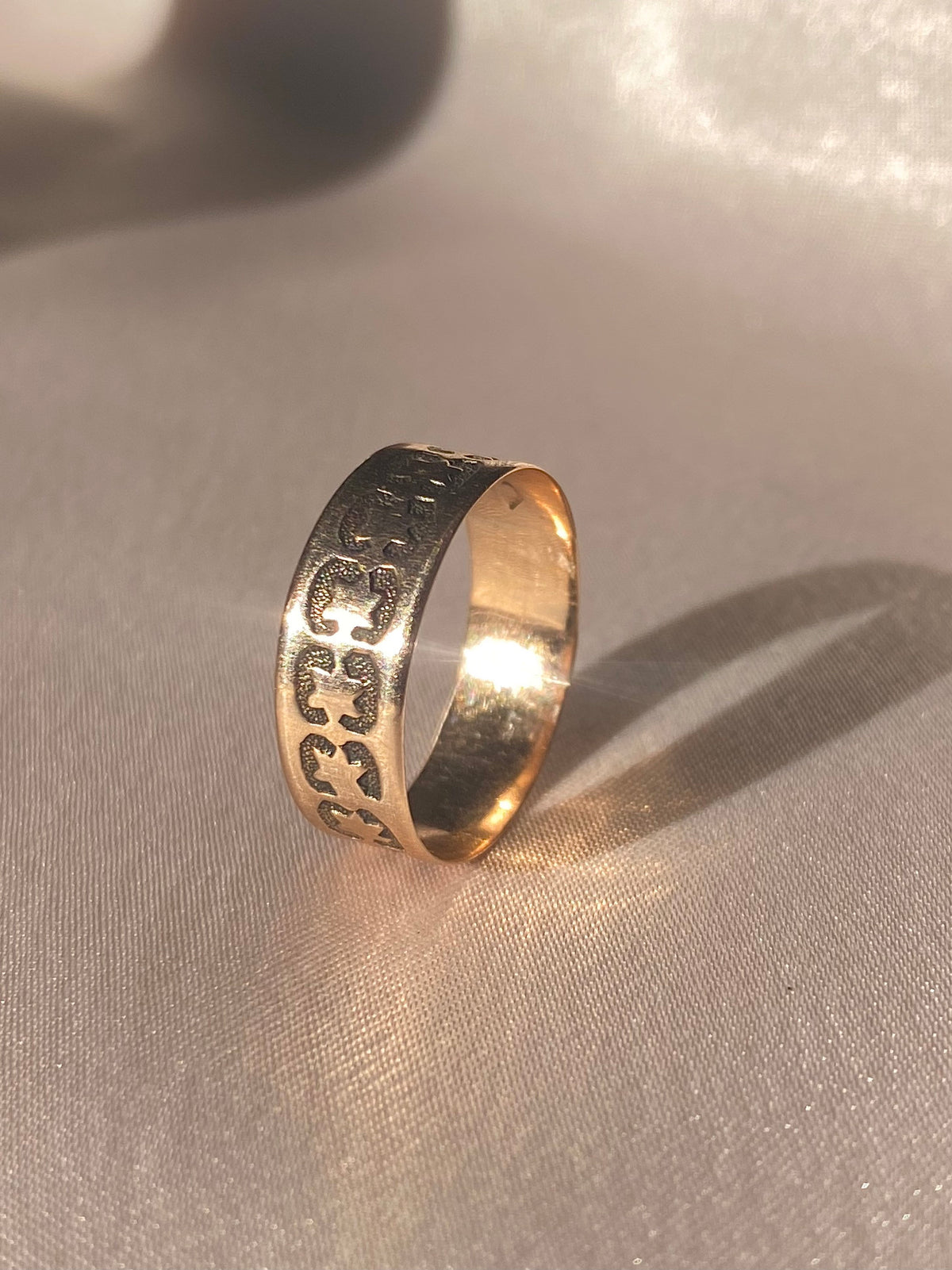 Antique 10k Eternity Star Cigar Band