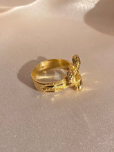 Load image into Gallery viewer, Vintage 14k Double Headed Snake Ring
