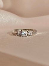 Load image into Gallery viewer, Vintage 14k Princess Cut Diamond Engagement Ring
