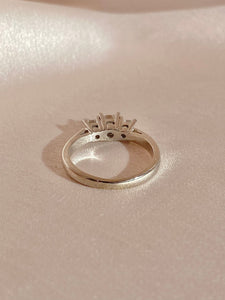 Vintage 14k Princess Cut Diamond Engagement Ring