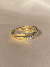 Load image into Gallery viewer, Vintage 9k Diamond Crossover Ring
