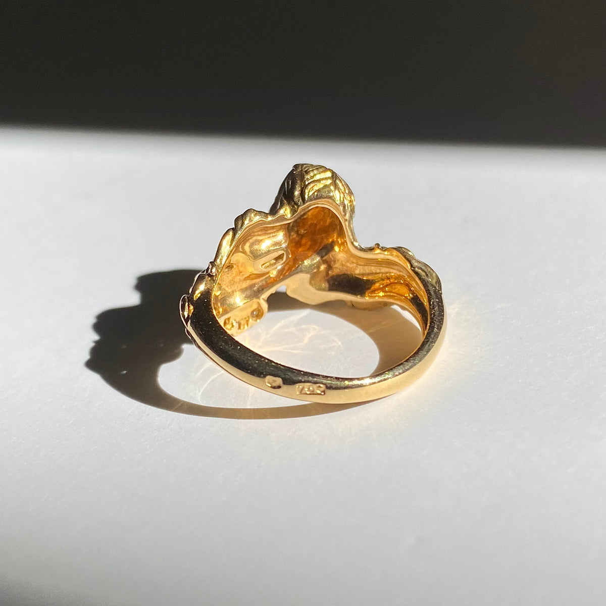 Vintage 18k Diamond Goddess Carrera y Carrera Ring