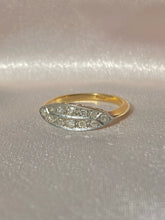 Load image into Gallery viewer, Antique 18k Diamond Art Deco Boat Ring
