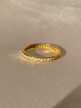 Load image into Gallery viewer, Vintage 14k Diamond Channel Full Eternity Band
