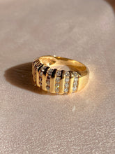 Load image into Gallery viewer, Vintage 14k Diamond Column Ring 1.00 cts
