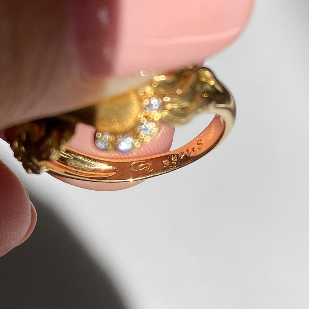 Vintage 18k Diamond Goddess Carrera y Carrera Ring