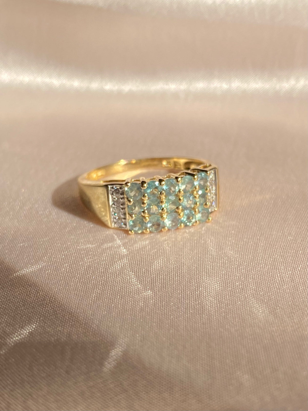 Vintage 14k Alexandrite Diamond Ring