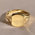 Vintage 9k Signet Ring 1957