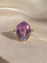 Load image into Gallery viewer, Vintage 9k Amethyst Oval Cocktail Ring
