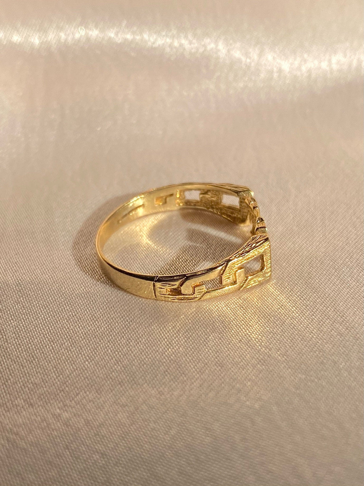 Vintage 9k Mom MUM Ring