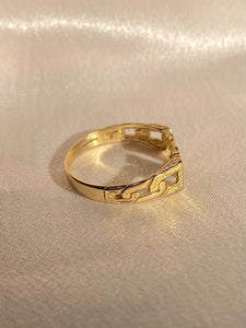 Vintage 9k Mom MUM Ring