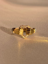 Load image into Gallery viewer, Vintage 18k Diamond Hand Heart Carrera y Carrera Ring

