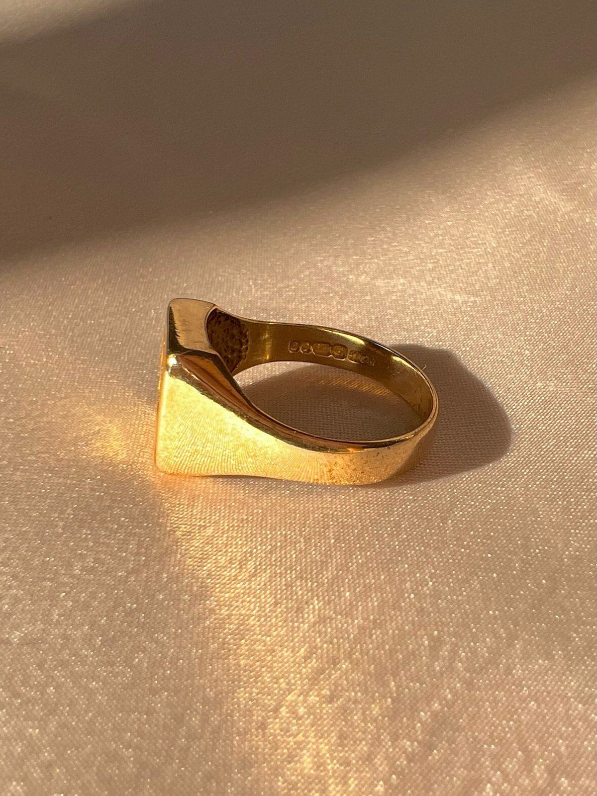 Vintage 9k Saint Christopher Signet Ring 1977